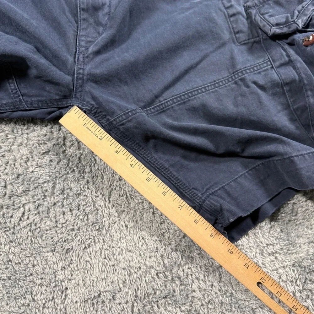 Polo Ralph Lauren Navy Blue Heavy‎ Thick Cargo Shorts Tactical Size 42